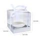 thumbnail image 2 of ColoMX 12pcs Cajas de pastel de postre transparentes Cajas de empaquetado de pastel portátiles con cinta, 2 of 7