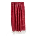 thumbnail image 2 of 52" X 67" Red and White Woven Wool Blend Throw Blanket, 2 of 6