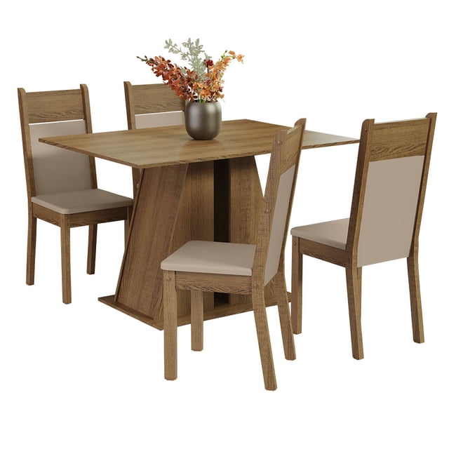 Juego de Comedor Madesa Angel mesa y 4 Sillas MDP