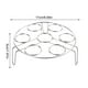thumbnail image 3 of Rejilla para cocer huevos al vapor de acero inoxidable | Bandeja compacta y duradera para huevos y verduras al vapor | Fácil de limpiar, apilable | Soporte para vaporera de huevos | Herramienta de, 3 of 6