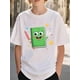 thumbnail image 1 of Girls & Boys Book Stars and Crayon Cotton Graphic Tees, Back To School Clothes Girls, Black Fun Summer Shirts With Cartoon Design, Gift For First Day of School, Round Neck Short Sleeve T-Shirt, 1 of 6