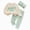 H226-Light Green, variant on TOWED22 Toddler Baby Girl Clothes Fall Winter Long Sleeve Sweatshirt with Pants Set Girls Cute Print Outfits,Light Green,12-18 M