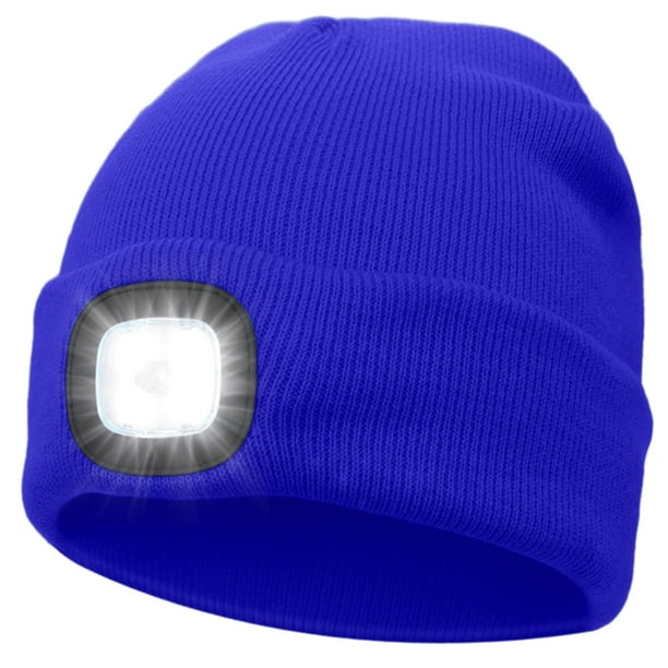 Gorro USB Recargable Con 3 Niveles Brillo 4 LED Regalos para Papá
