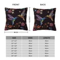 thumbnail image 2 of Pofeuu Humming Bird Print Double-sided plush pillowcase Square Throw Pillow Covers Pillows Cover for Living Room Bedroom Sofa Couch Cushion Cover（No pillow core）-20"x20", 2 of 7