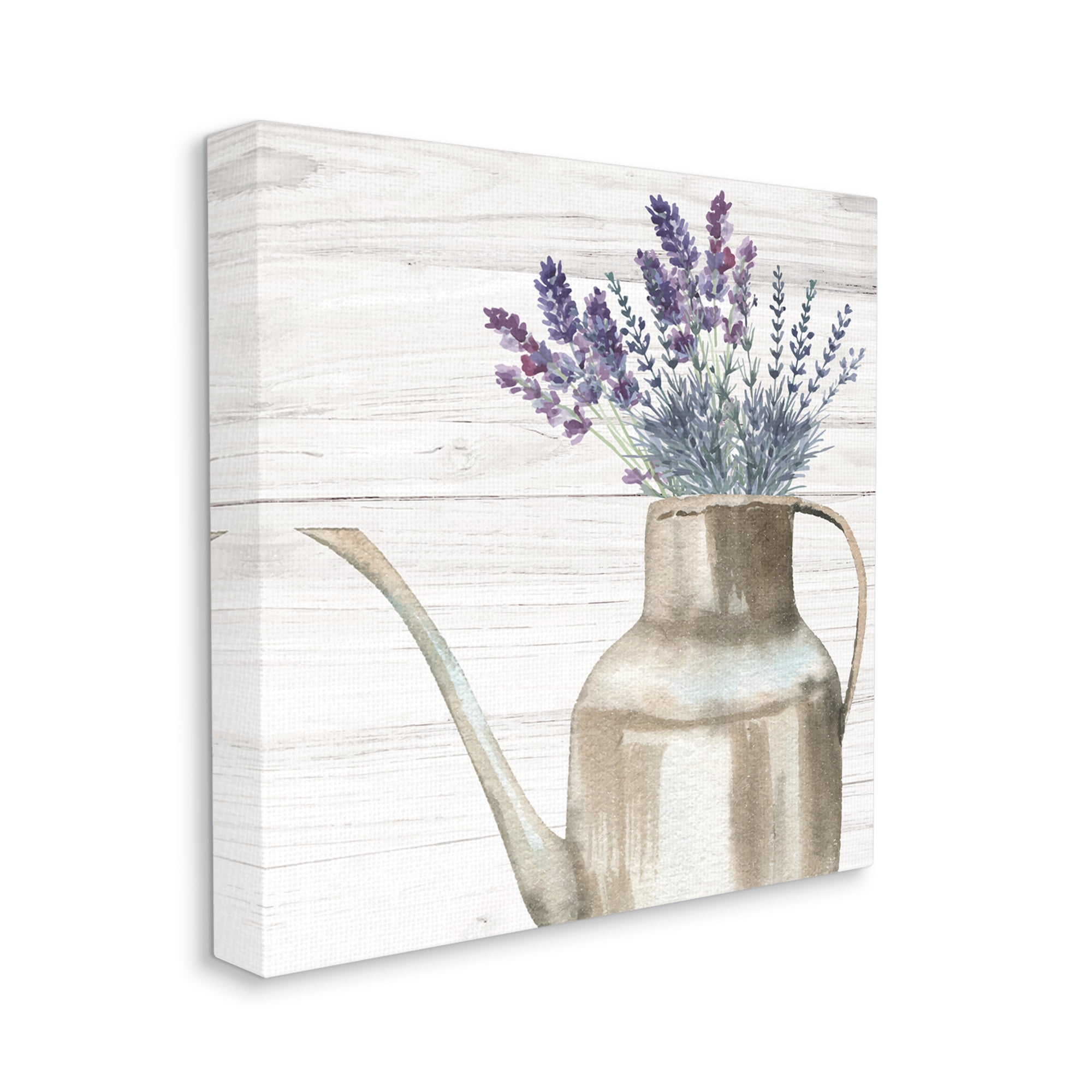 Stupell Farmhouse Garden Lavender Bunches Botanical & Floral Painting Gallery Wrapped Canvas Print Wall Art