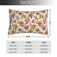 thumbnail image 2 of Kdxio Cotton Pillow Cases 14"x20" Pillowcases,Soft and Breathable Bedroom Pillow Cases-Pineapple Flower, 2 of 8