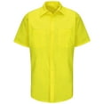 thumbnail image 3 of Red Kap Men's Short Sleeve Enhanced Visibility Ripstop Work Shirt, 3 of 5