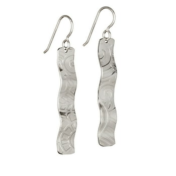 ML Silversmiths 925 Sterling Silver Handmade Drop and Dangle Earrings