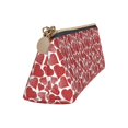 thumbnail image 2 of Xecao Hearts Print Leather Pencil Case -Stationery Bag Pen Holder for Work & Office, 2 of 5