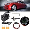 thumbnail image 1 of Adaptador De Cargador De Coche Cargador De Coche Usb Adaptador De Cigarrillo De Coche Cargador Rápido Para Barcos Motocicletas Camiones Minnieouse VI012395-02, 1 of 6