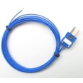thumbnail image 1 of T-Type Thermocouple Type-T, PFA-Insulated Probe, Mini Connector, Exposed Sensor, 10ft, 24 Gauge, 1 of 5