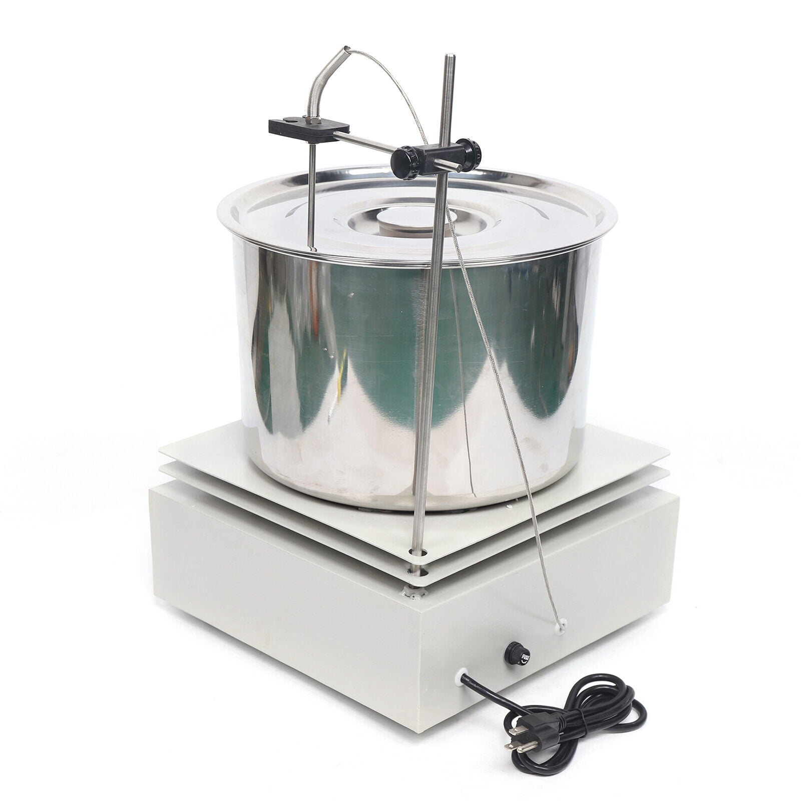 DENSET 10L Heat-Collecting Magnetic Stirrer Water Oil Bath Lab Thermostat Chemical, Lab 0-1400Rpm