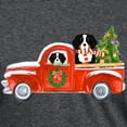 thumbnail image 3 of CafePress - Christmas Berner Red Truck T Shirt - Mens Tri-blend T-Shirt, 3 of 4