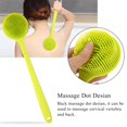 thumbnail image 4 of Brosse de Corps en Silicone Confortable, Brosse Exfoliante de Douche, Matériel de Silicone Dos Massage Point Design pour Salon de Coiffure Utiliser Massage, 4 of 8
