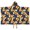 Happy Halloween Pumpkin-1, variant on Jack Olantern Halloween Pattern Hooded Bath Towel,50"x30" for Ages 3 To 12 Kids, Quick Dry Lightweight Soft Microfiber Hood Beach Towel Cover Up for Kids