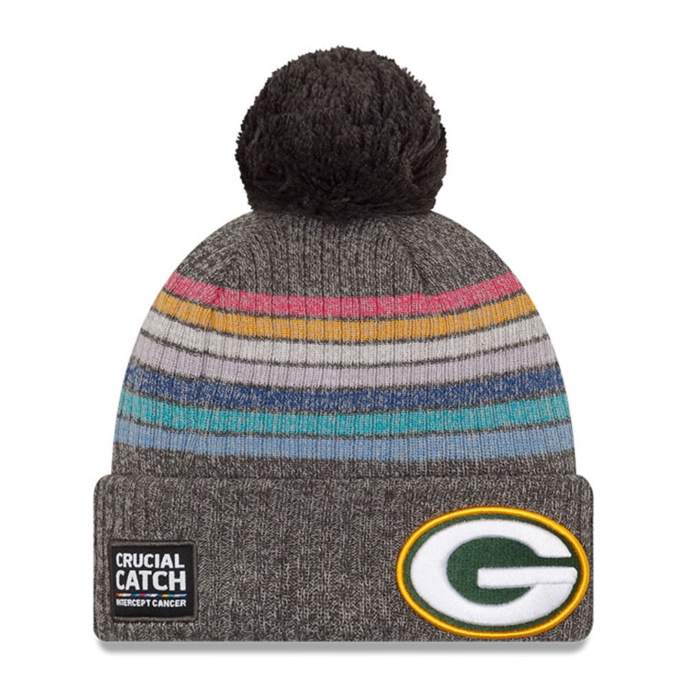 2021 NFL Crucial Catch Pom Knit Hat 