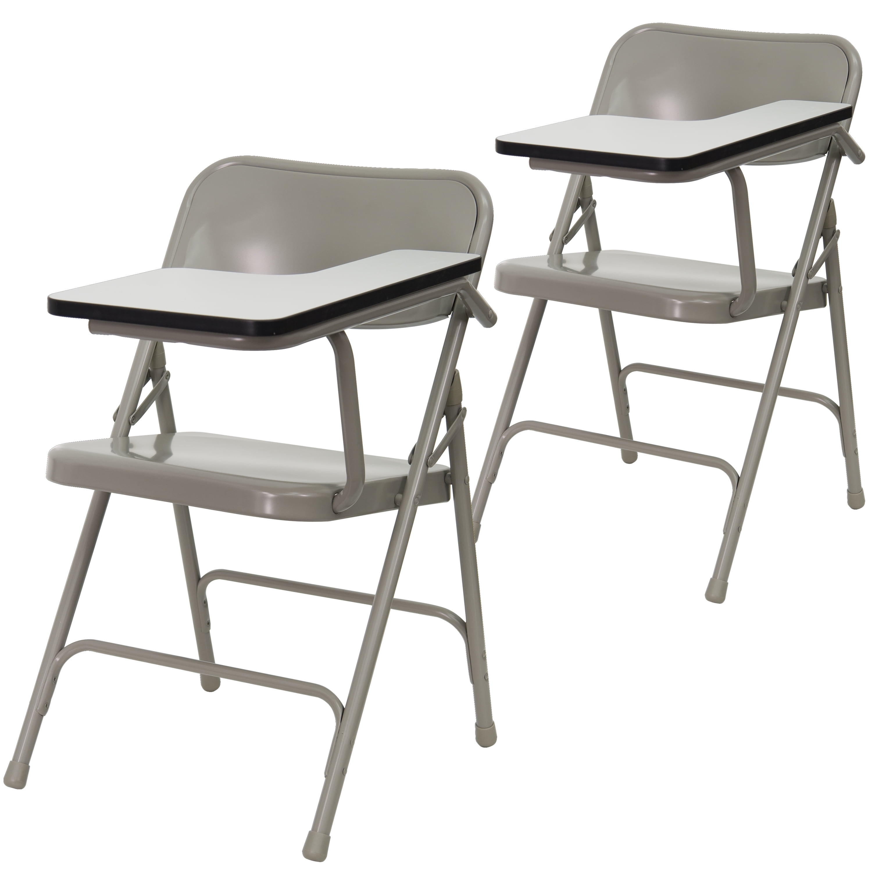 Flash Furniture Rutherford 2 Pack Premium Steel Folding Chair with Left