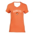 thumbnail image 2 of Women's Orange Oklahoma State Cowboys Bella Crossback T-Shirt, 2 of 3