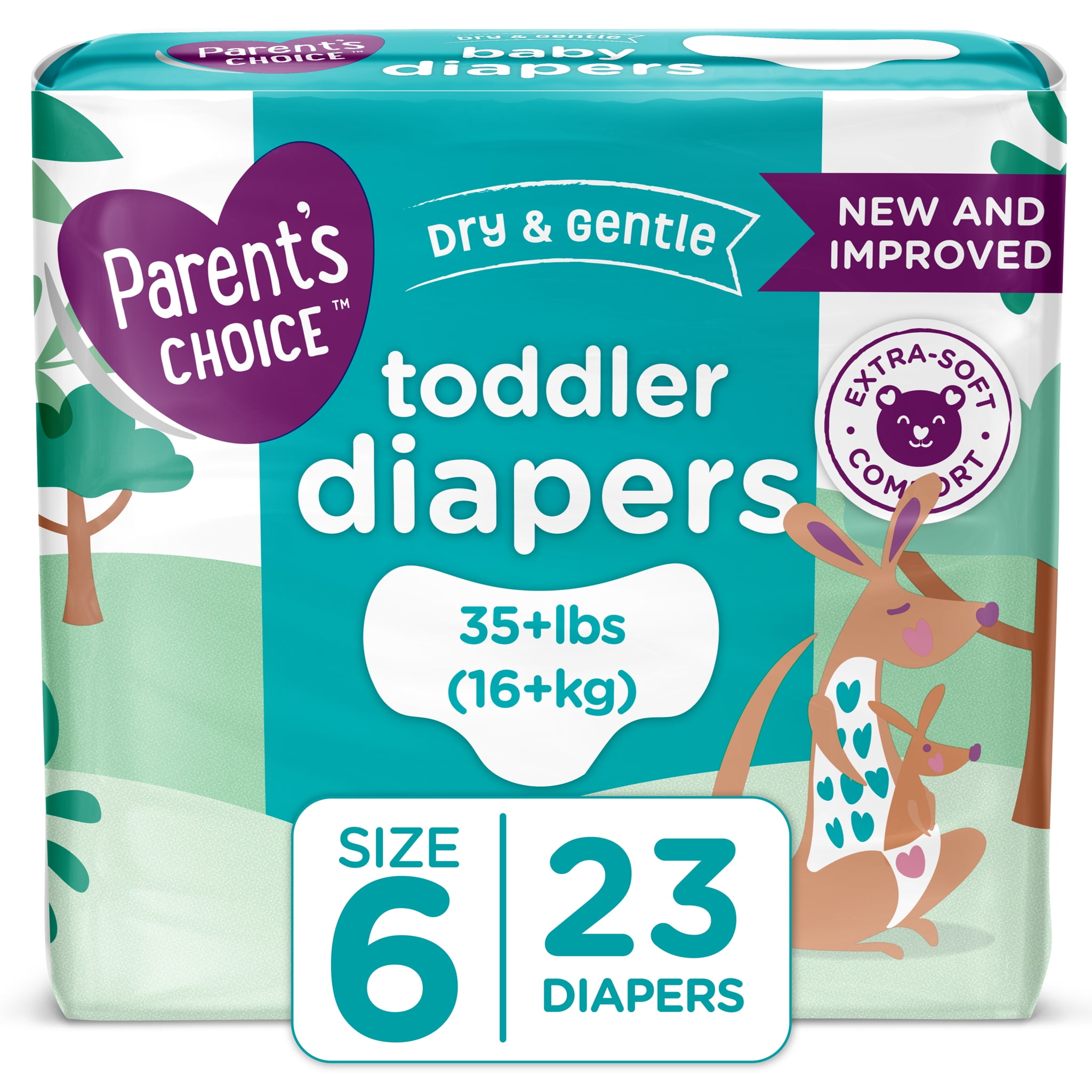 parents choice size 6 diapers walmart