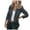 Dark Gray, variant on CILENON Women's Fashion Jackets Women's Open Work Blazers Coat Casual Sleeve Front Long office Women's Coat (Dark Gray,XL)