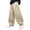 Khaki, variant on UJNDER Boy's Solid Color Loose Joggers for Sports Activewear Cargo Sweatpants,Army Green,4-5 Years