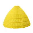 thumbnail image 3 of RABBITH 6 Hoops no Yarn Large Skirt Bride Bridal Wedding Dress Support Petticoat Women C, 3 of 19