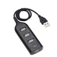 thumbnail image 1 of Mini Usb 2,0 de alta velocidad de 4 puertos usb hub divisor hub adaptador para ordenador PC para discos duros portátiles Afortunado Sencillez, 1 of 5