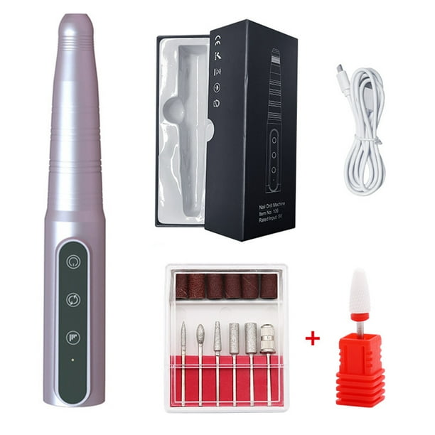 RUNOLIG Electric Cordless Nail Drill Machine,Professional Nail File Set