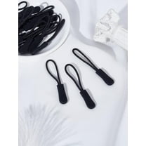20Pcs Zipper Pulls Upgraded Zipper Pull Premium Zipper Pull Replacement Zipper Tab Tags Cord Extension Fixer Garment Accessories Plastic Zipper Puller with Strap for Luggage Backpacks Jackets Purses