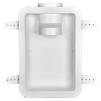 DRB4XZW Recessed Dryer Vent Box, 4", White