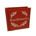 thumbnail image 2 of 1PC Book Shaped Bookmark Holders Home Office Desk Bookmark Holder Ornaments Gift for Friends Decor Personalized Gifts Storage Box for Bookmark,3D Printed Decorative Items For Pen Holders(Red), 2 of 7