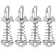 thumbnail image 4 of Estacas para tienda de campaña aleación de aluminio con hebilla de resorte ajustable 4 Uds., 4 of 7