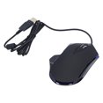 thumbnail image 2 of Ratón portátil para juegos con USB, luces transpirables, 4 opciones de DPI, diseño ergonómico para uso en PC y portátiles, 2 of 8