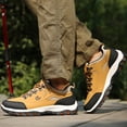 thumbnail image 5 of Men'S Fashion Outdoor Hiking Sneakers - Low Top Durable Trekking Shoes with TPR Sole, Comfortable Non-Slip for Male Activities, Lace-Up Closure, Microfiber Synthetic Upper, 5 of 9
