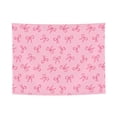 thumbnail image 2 of Bingfone Pink Bows Tapestry Wall Hanging Decor for Living Room Bedroom Dorm Classroom Office Decor 29x37 Inch, 2 of 8