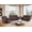 Brown, variant on Achouhada Electric Recliner Leather Sofa