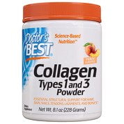 Collagen Types 1 and 3 Powder Peach Flavored Doctors Best 228 g