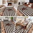 thumbnail image 6 of Country Star Washable Area Rug 8 x 10 ft Farmhouse Texas Star, Soft Non Slip Rugs Stain Repellent Indoor Felt Carpet for Living Dining Room Bedroom Home Office, 6 of 9