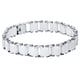 thumbnail image 1 of Minnieouse de cerámica blanca y negra, brazaletes de eslabones de cadena de acero inoxidable, joyería, brazalete de 12mm de ancho con decoración Ropa, zapatos y accesorios Miscelánea Blanco Minnieouse AP014714-02, 1 of 6