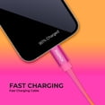 thumbnail image 5 of Liquipel Powertek Neon Two-Tone USB-A to USB-C, Orange/Pink, 5 of 7