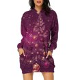 thumbnail image 2 of TIMIFIS Robe de Noël Moche pour Femmes, Manches Longues, Imprimé Bonhomme de Neige, Robe Chemise Décontractée Moulante avec Poche, 2 of 4