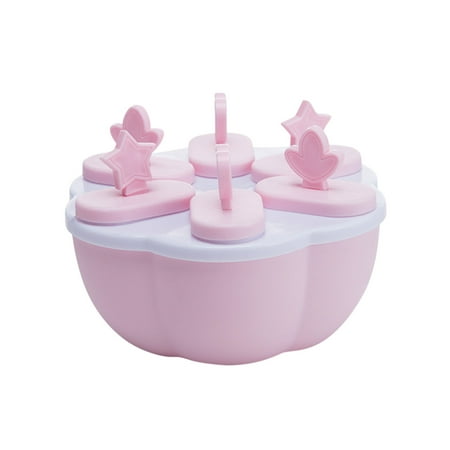 

WSBDENLK Kitchen Clearance 2022 New Homemade Popsicle Mold Box with Base with Handle 8 Popsicle Box Ice Cream Mold Ice Box Clearance and Rollback