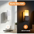 thumbnail image 4 of DAYBETTER Sensor Night Light 2 Pack,0.5W Plug-in Night lamp,Nightlights with Smart Dusk to Dawn Sensor for Stairs Bedroom Bathroom, 4 of 7