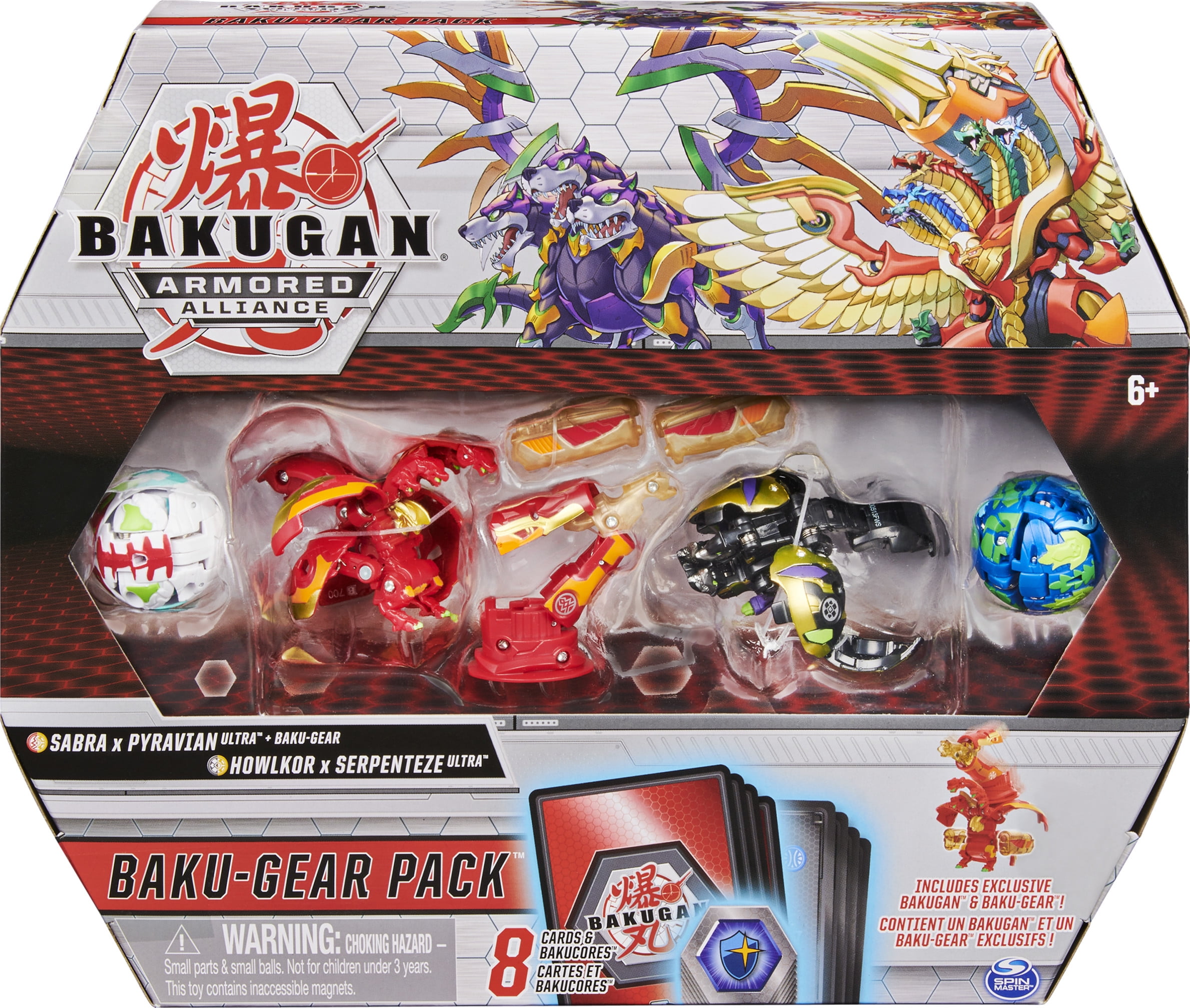 Spin Master 6059944 Bakugan Armored Alliance Ultra Sabra x Pyravian Fusions-Bak 