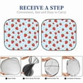 thumbnail image 3 of Yiaed Strawberry Print Car Front Windshield Sun Shade,Foldable Anti-UV Car Sunshade for Front Window for Most Vehicles-Large, 3 of 5