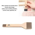 thumbnail image 4 of DIY Knitting Weaving Comb Wooden Double Ended Fringe Braided Tools for Tapestry Rug Crafts Sweaters Scarves Hats, 4 of 6