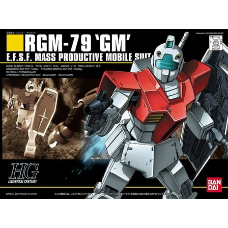 Bandai Hobby Gundam HGUC #20 RGM-79 GM HG 1/144 Model Kit