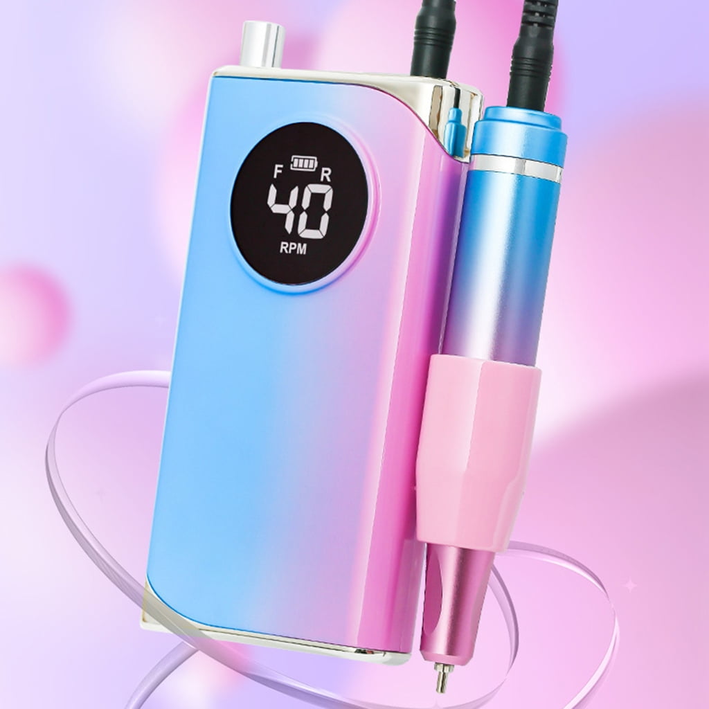 40000RPM Electric Nail Drill Machine with Pause Mode Electric Nail File Nail Drill File for Acrylic Gel Nail Polishing