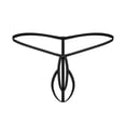 thumbnail image 5 of Thin Strap Men S G-String Lightweight Sexy Hollow Out Micro Thong Comfort Low Waist Solid Bikini Underwear, 5 of 5