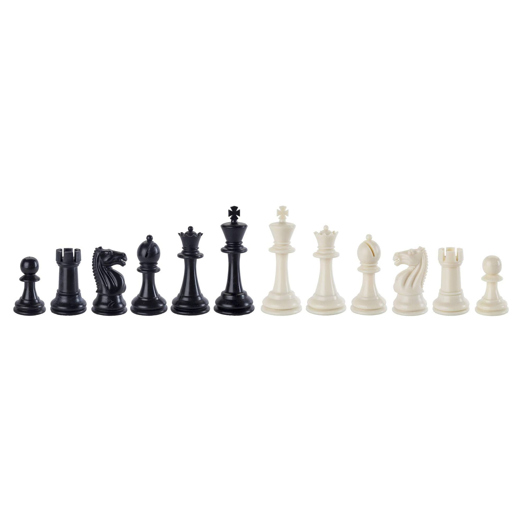 WE Games Best Value Tournament Chess Set, Plastic Pieces, Blue Board, 1  unit - Ralphs